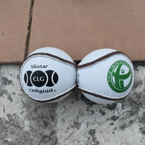 Custom Brand Logo Official Size Leather Hurling Balls