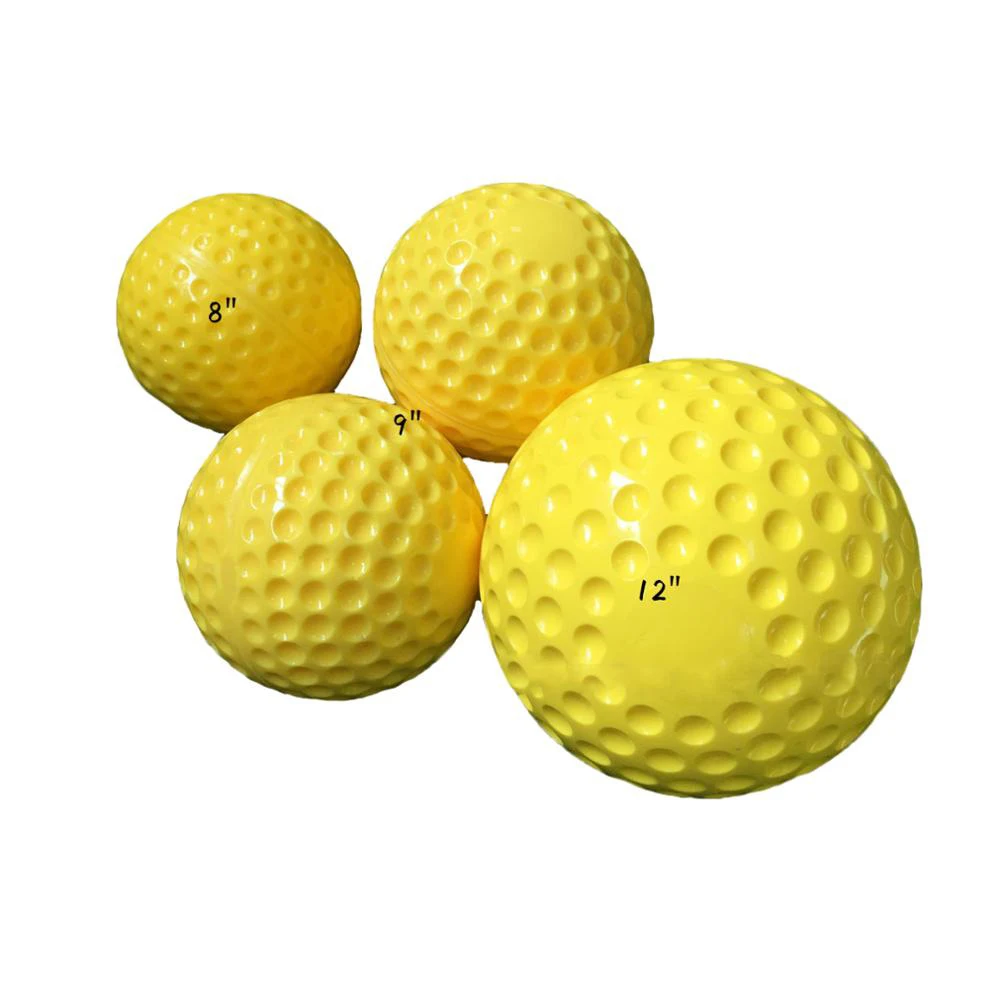 Professional Quality Dimple Yellow Ball (2) Premium Hurling Dimple Balls