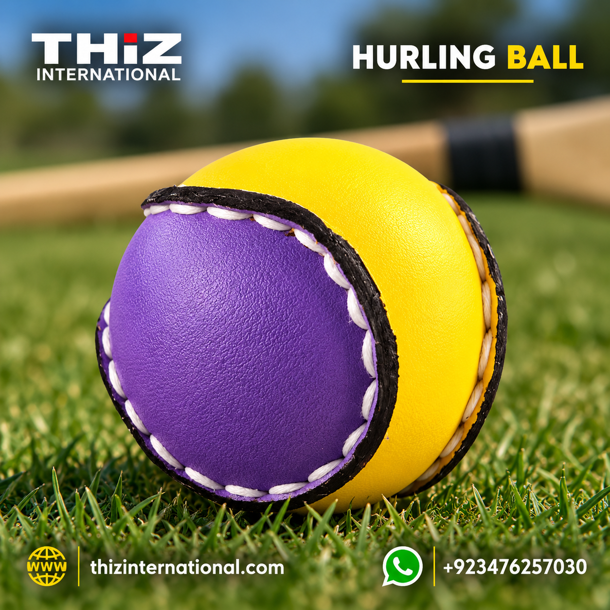 6-Hole Indoor Hurling Sliotars