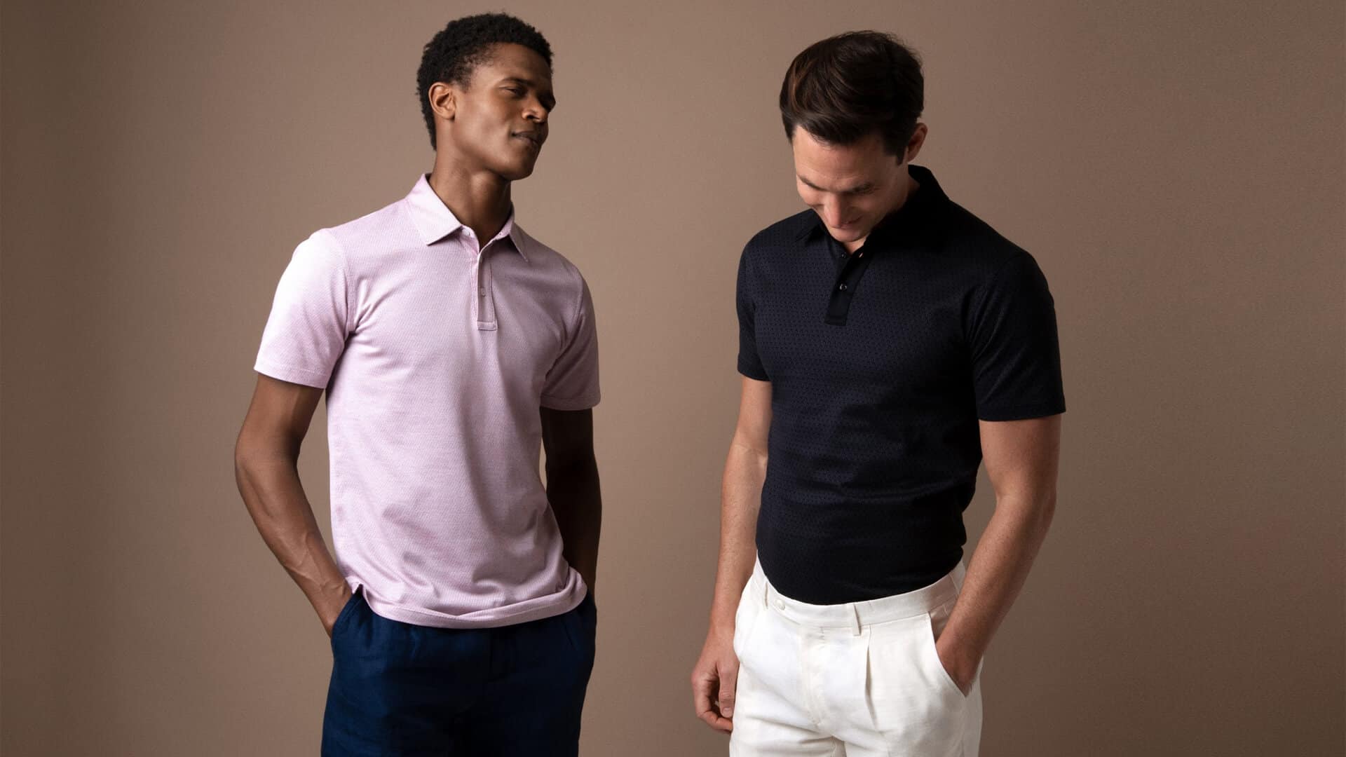 Flat-lay of custom t-shirts, hoodies and casual jackets in coordinated colours