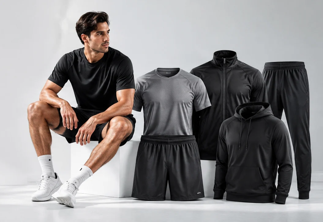 Athlete training in custom activewear
