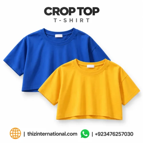 Custom Logo Ladies Crop Top