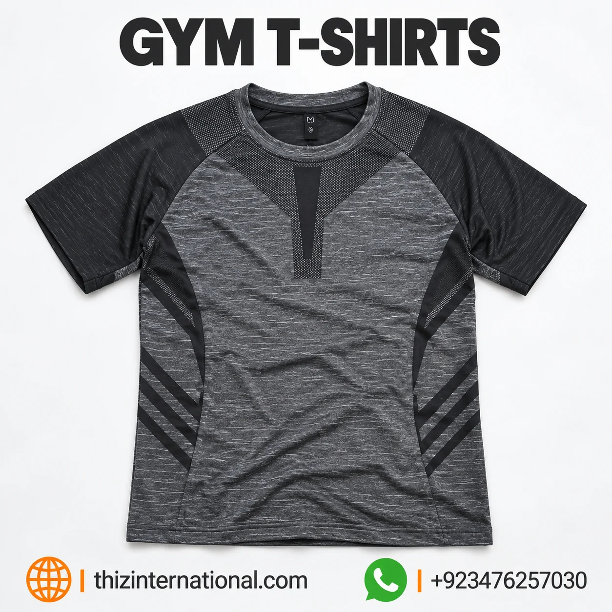 Custom Fitness Gym T-Shirt | Powerful Performance Top Custom Fitness Gym T-Shirt
