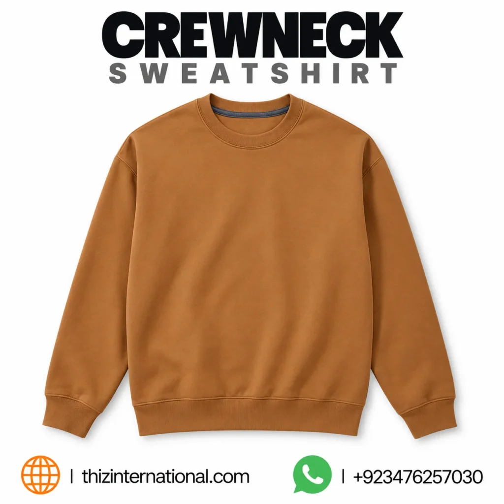 Organic Cotton Crewneck Sweatshirt