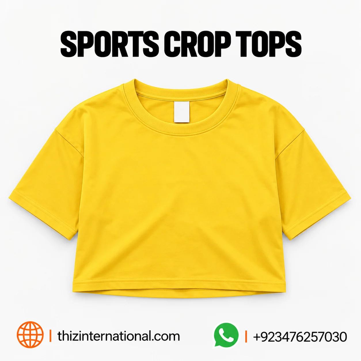 Crop Top Sports Crop Tops | Powerful Gym & Fitness Activewear - Image 1