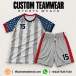 Sportswear manufacturing services featuring custom teamwear jersey production