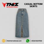 High Waist Denim Skirt