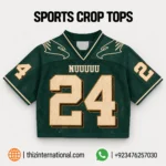 V-Neck Sports Crop Top