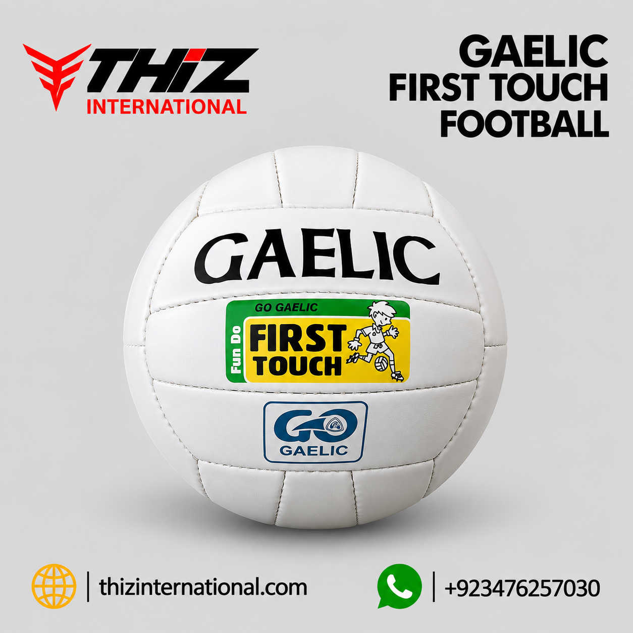 36-Star Premium First Touch Gaelic Football Game Set | Powerful Youth Training Balls First Touch Gaelic Footballs