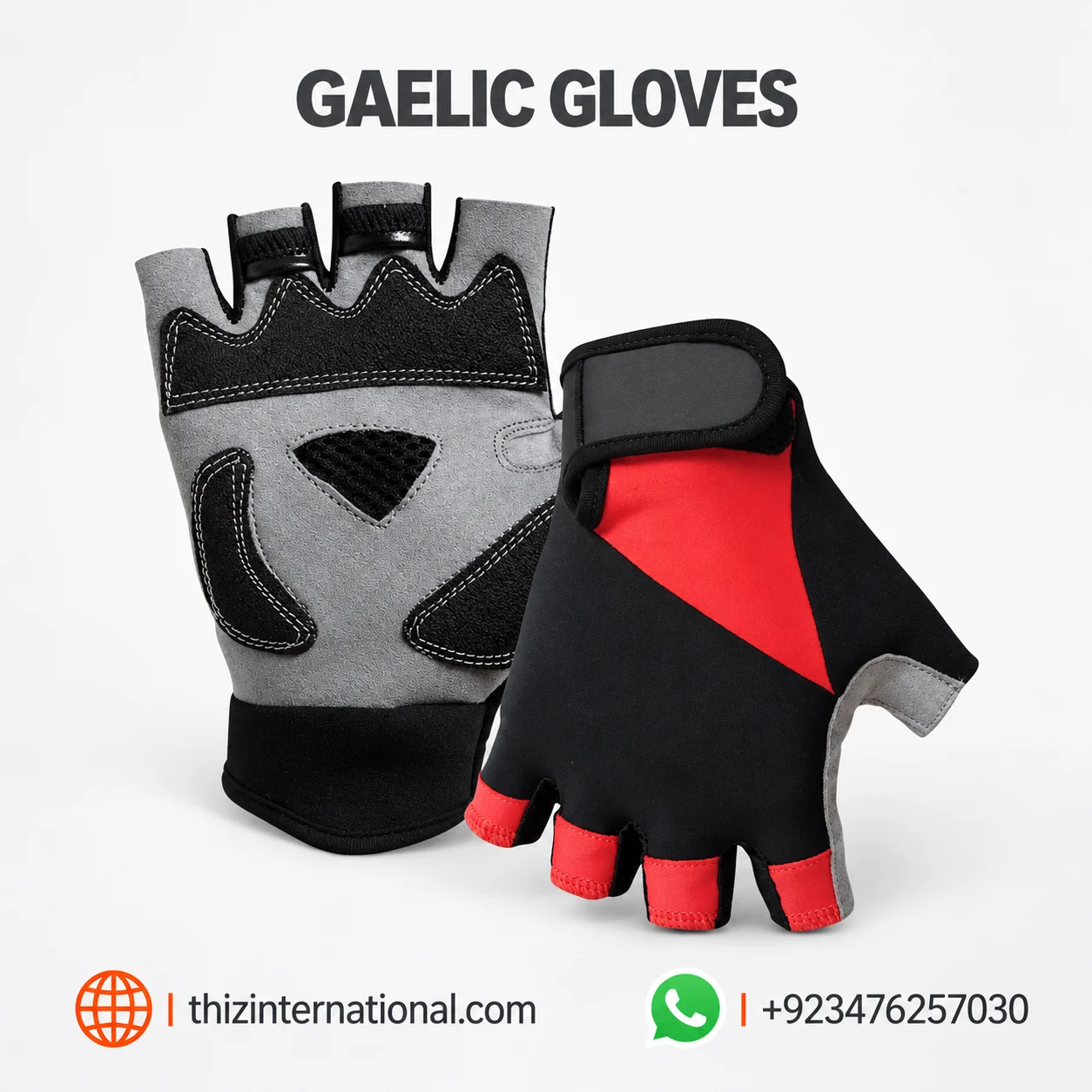 37-Star Premium Custom Hurling Gloves | Powerful Gaelic Training & Match Gloves Custom Hurling Gloves