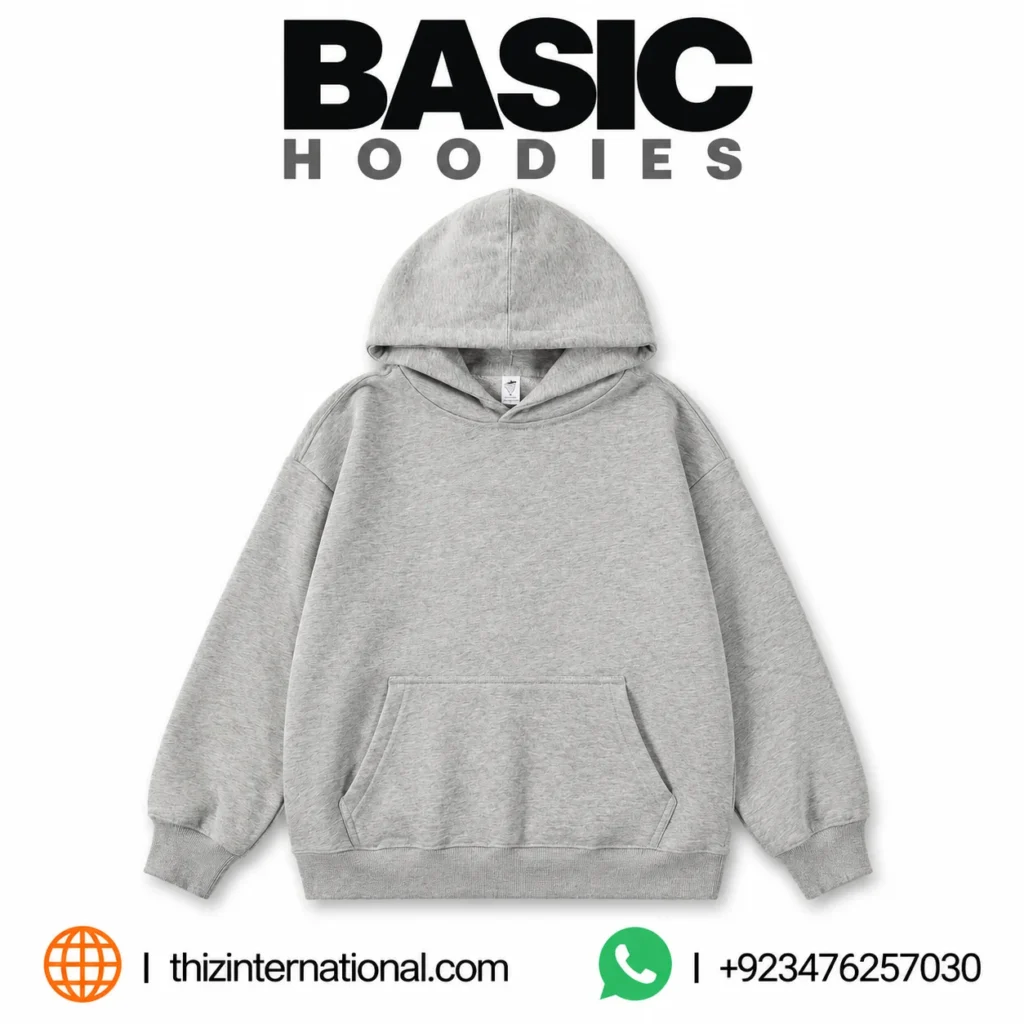 300GSM French Terry Basic Hoodie