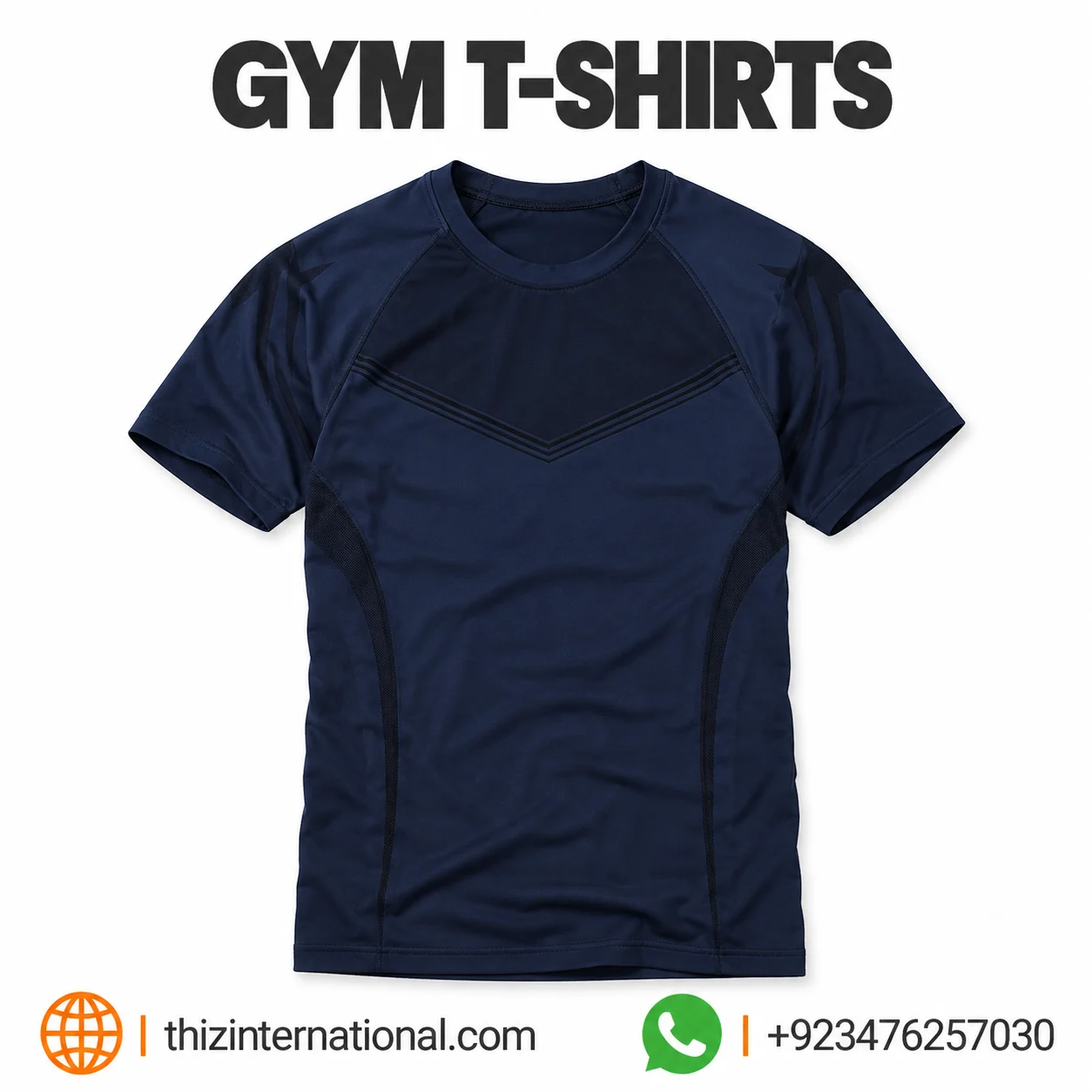Custom Compression Gym T-Shirt | Powerful Quick-Dry Training Top Custom Compression Gym T-Shirt
