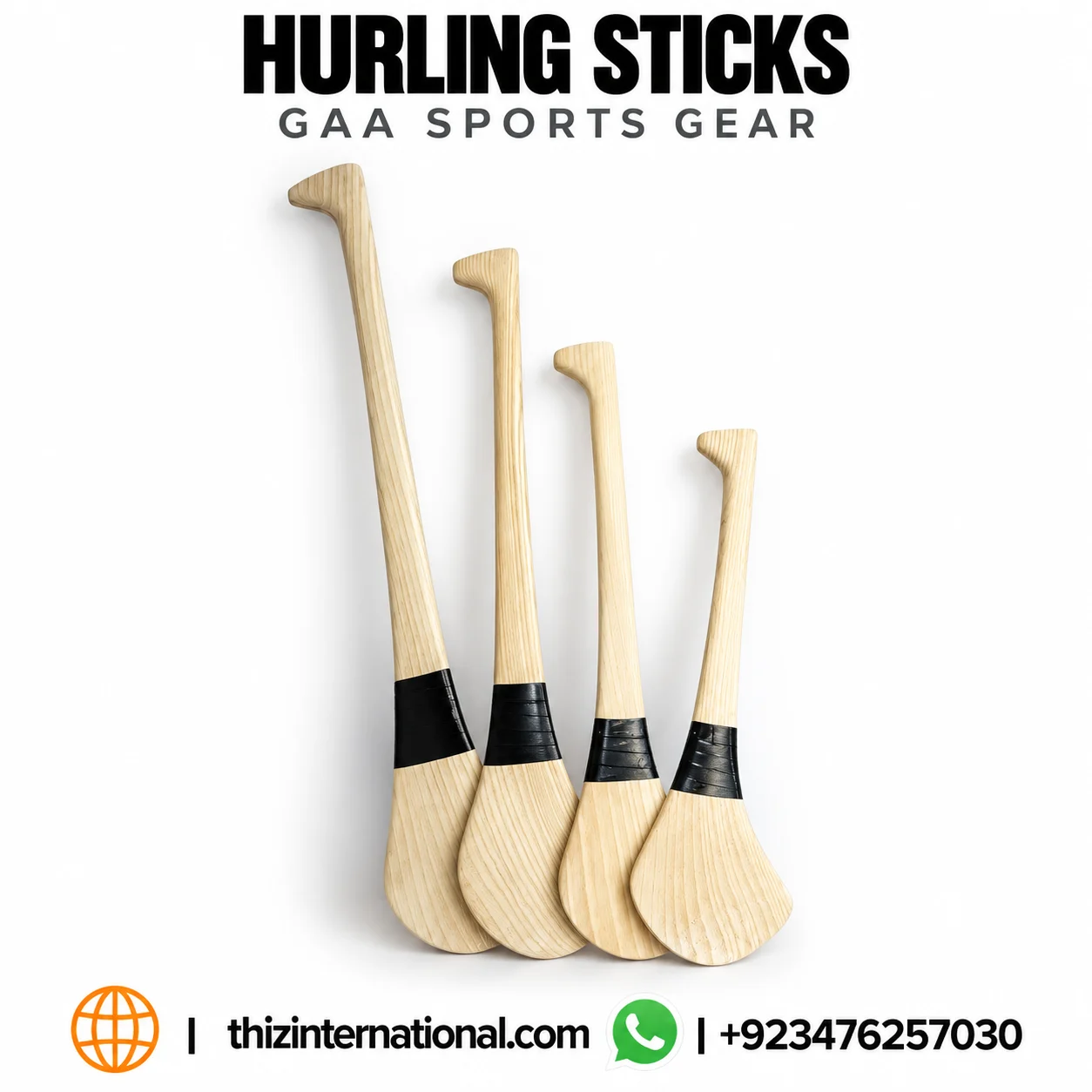 Custom Ash Hurling Sticks | Powerful GAA Hurleys Custom Ash Hurling Sticks