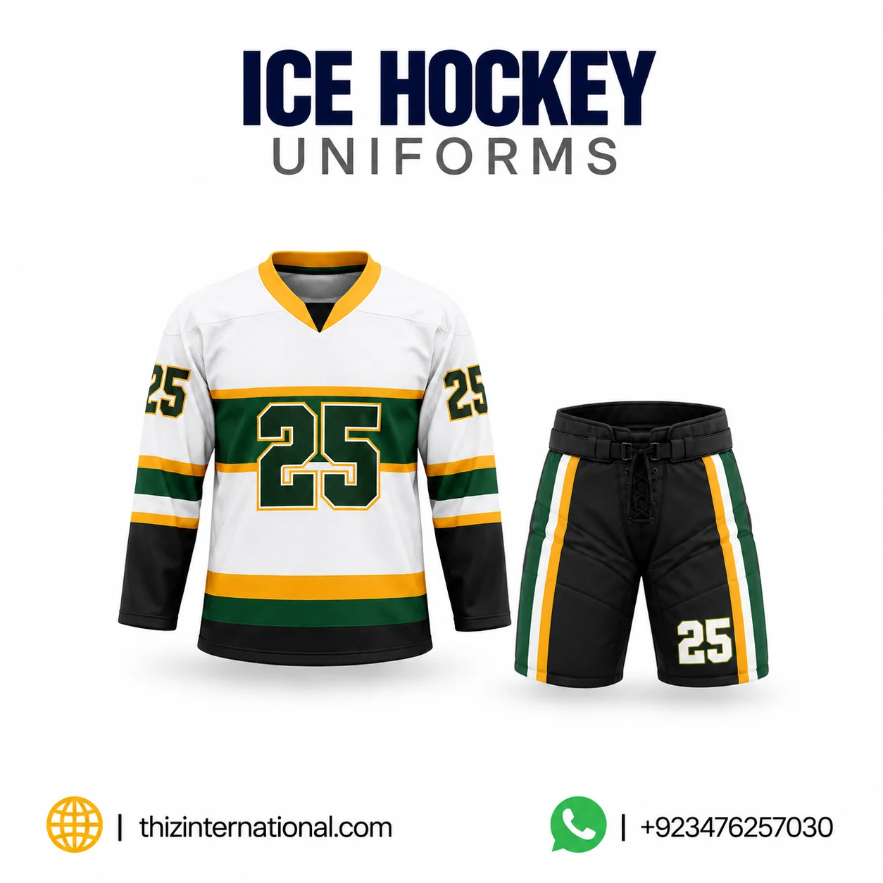 36-Star Premium Custom Ice Hockey Uniforms | Powerful Team Jerseys Custom Ice Hockey Uniforms