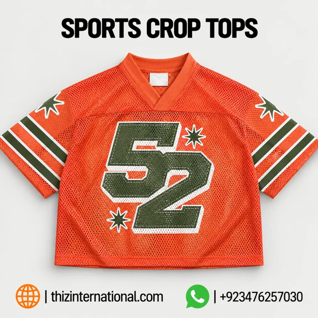 Custom Sports Crop Tops