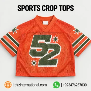 Custom Sports Crop Tops