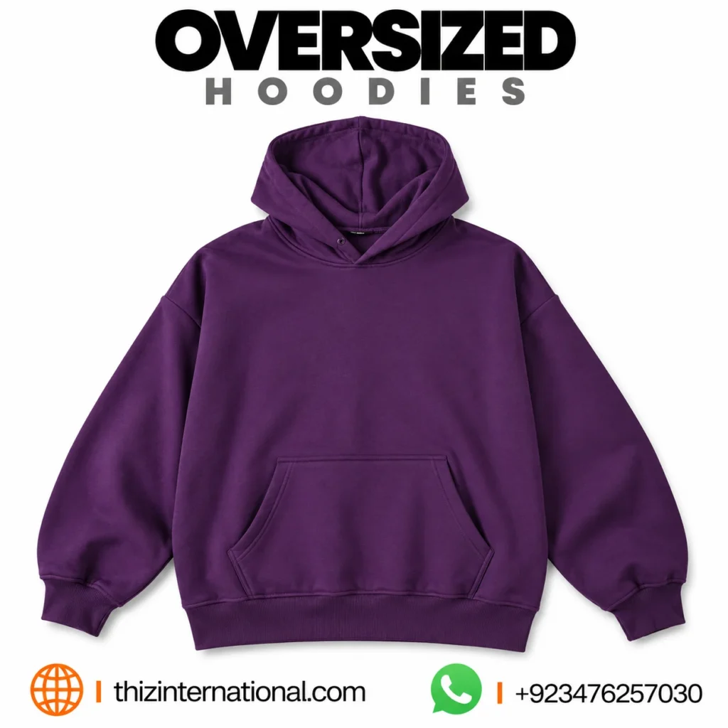 Oversized Ripped Cropped Hoodie