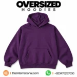 Oversized Ripped Cropped Hoodie