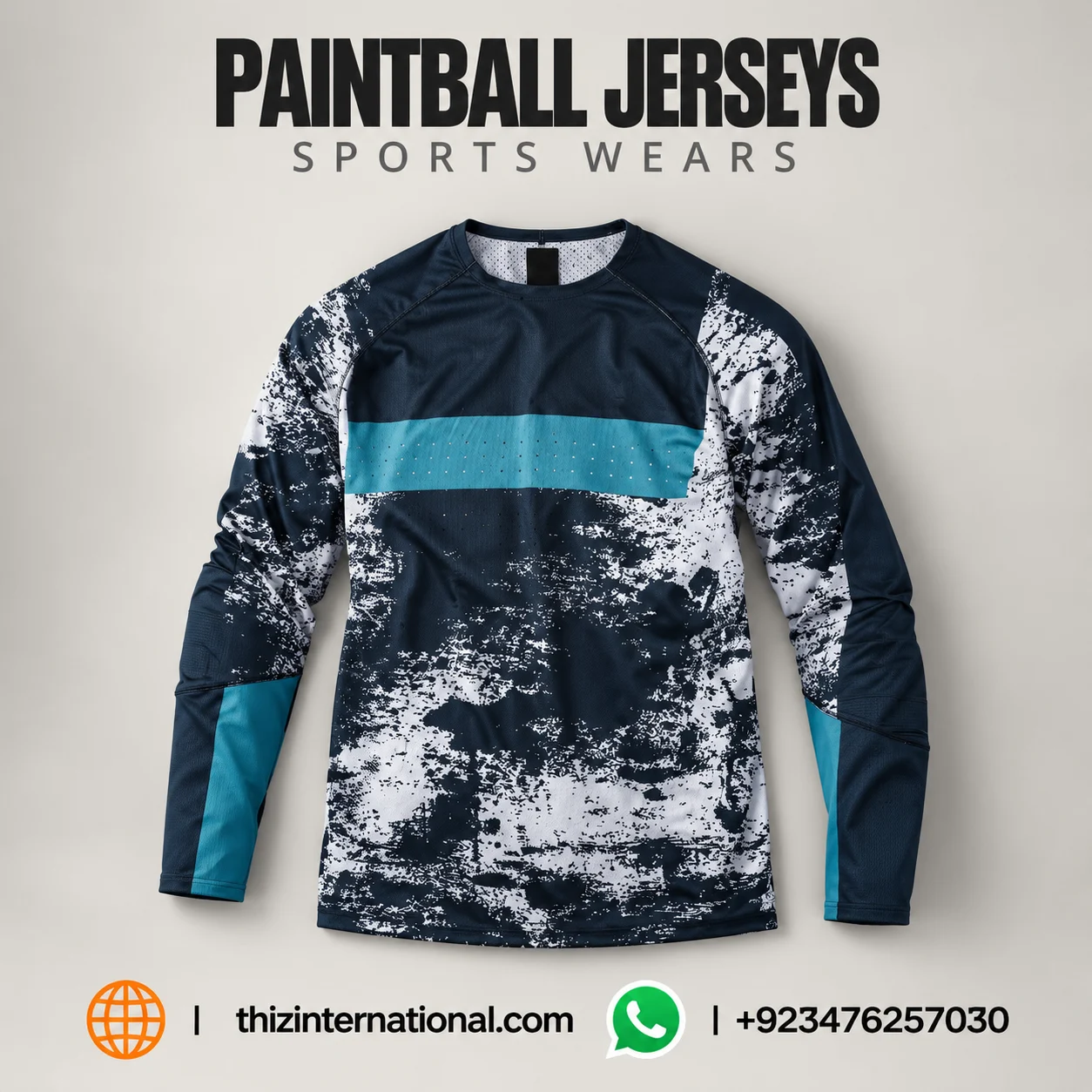 Custom Paintball Jersey | Powerful Sublimated Teamwear Custom Paintball Jersey
