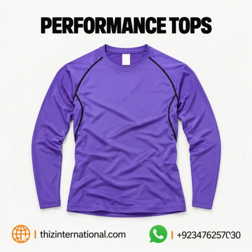 Slim Fit Performance Gym Tops