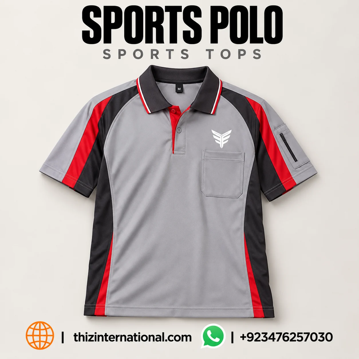 Men's Sports Polo | Powerful Custom Teamwear Men's Sports Polo