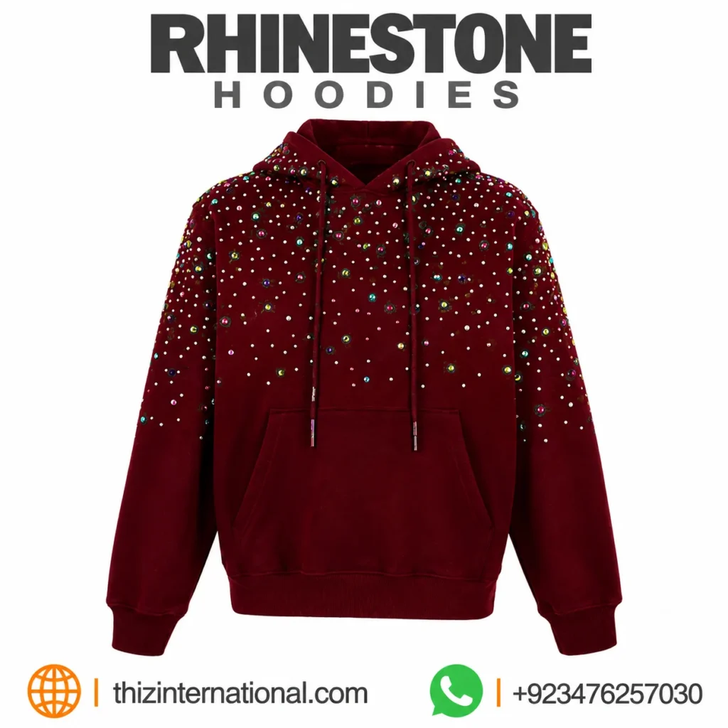 Rhinestone Hoodies