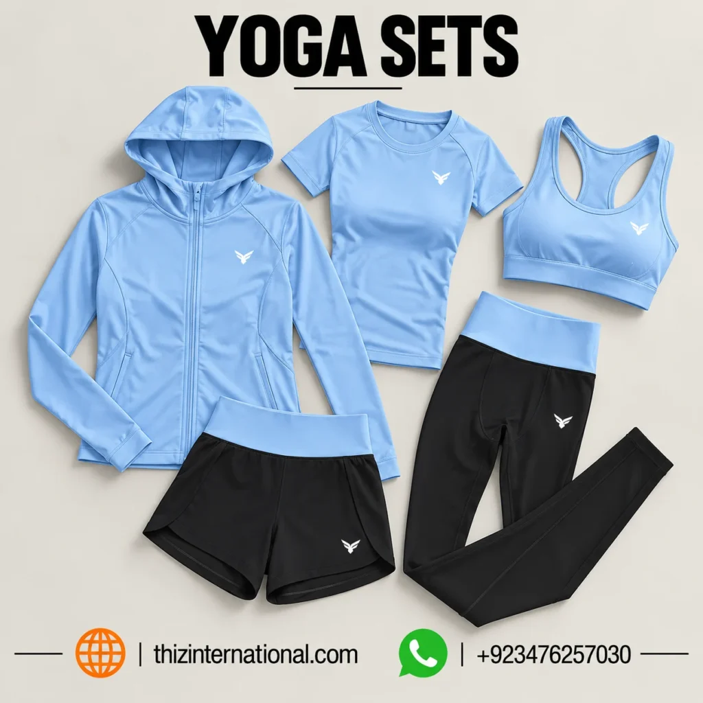 Sky Blue Yoga Set