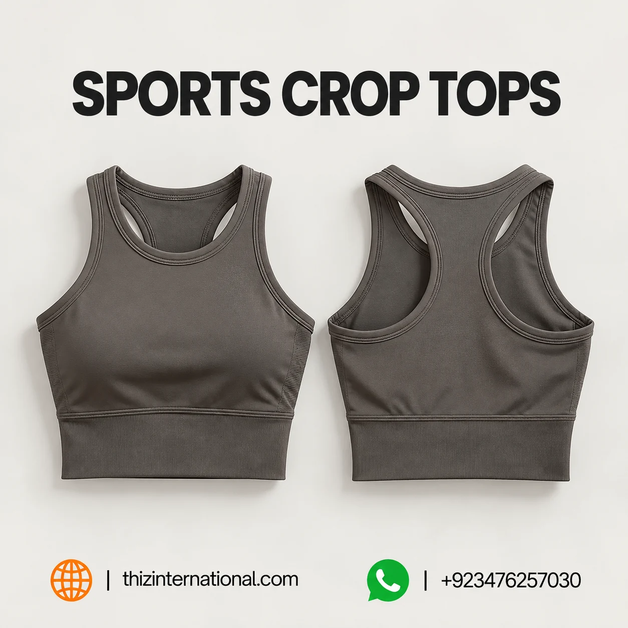 Sports Crop Tops
