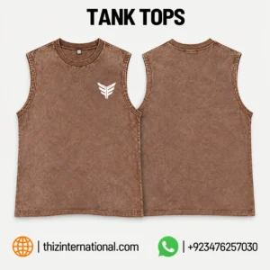 Oversized Acid Wash Tank Tops