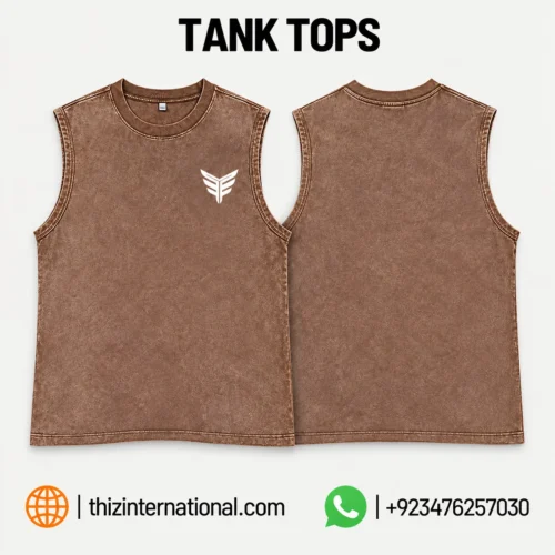 Oversized Acid Wash Tank Tops