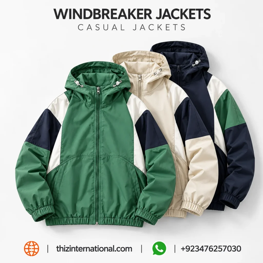 Hooded Windbreaker Jacket