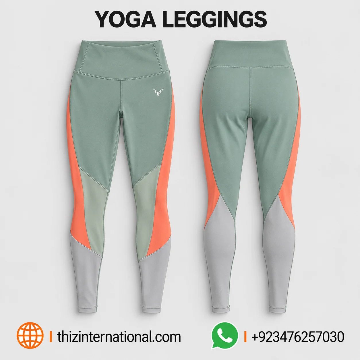 Yoga Training Leggings | Powerful Stretch Activewear Yoga Training Leggings