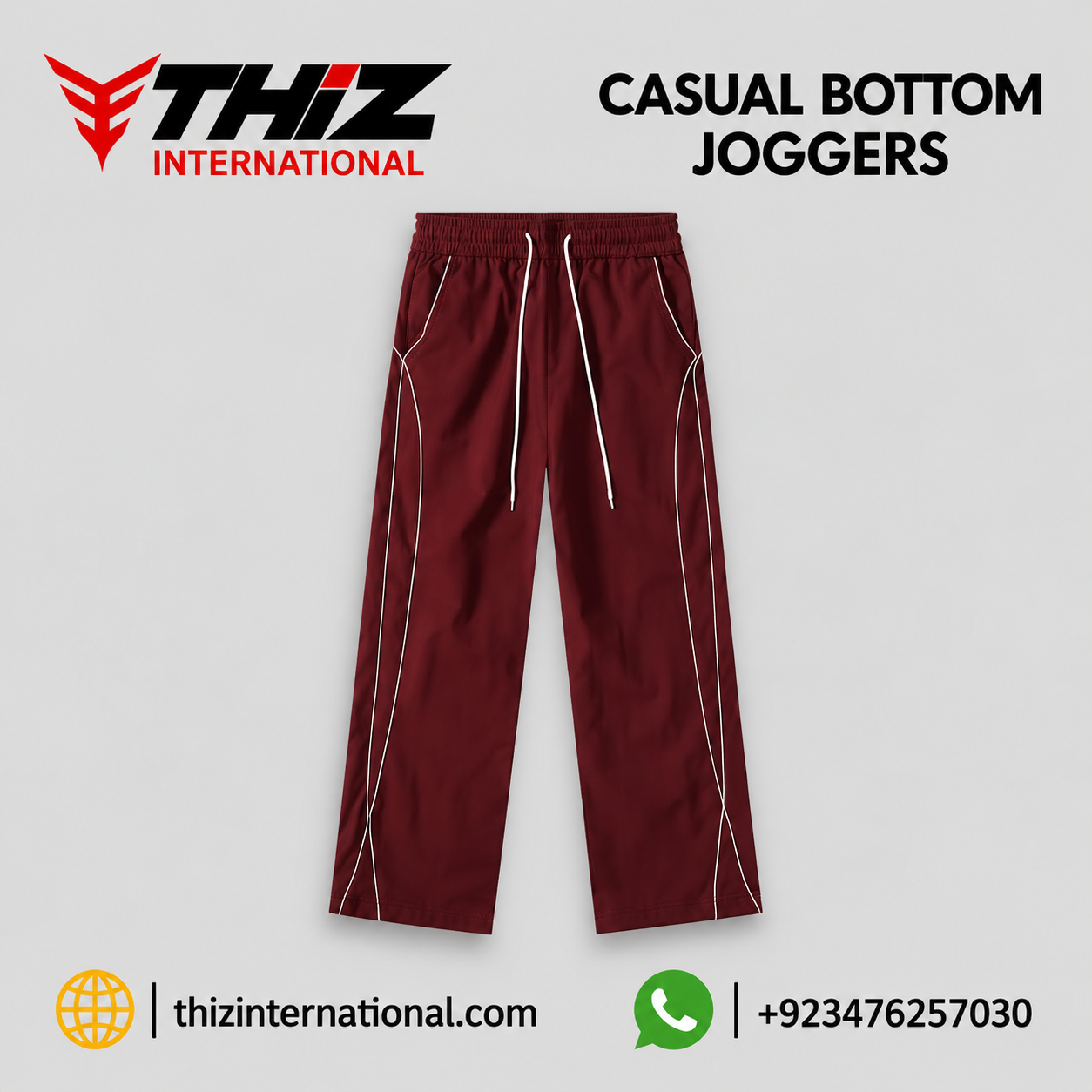 36-Star Premium Streetwear Joggers | Powerful Casual Bottoms Streetwear Joggers