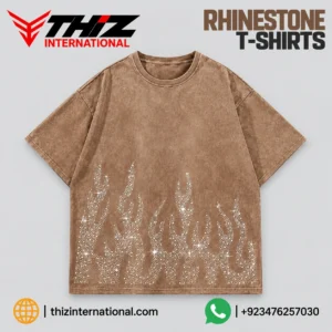 Oversized Rhinestone T-Shirts